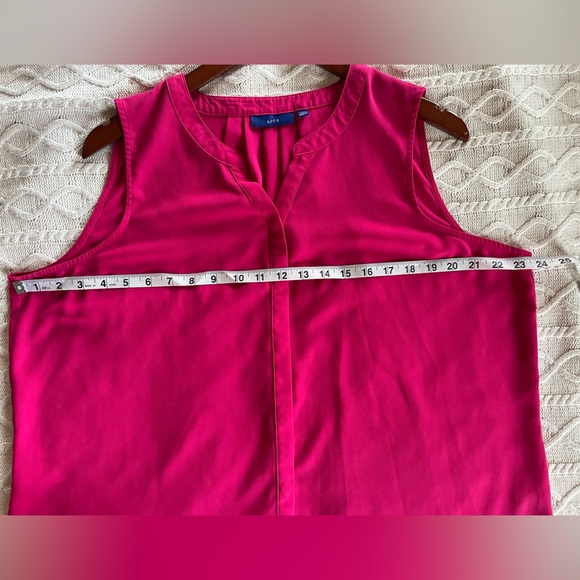APT 9 Fuchsia Sleeveless Polyester Blouse Women’s Size XXL - Picture 15 of 16